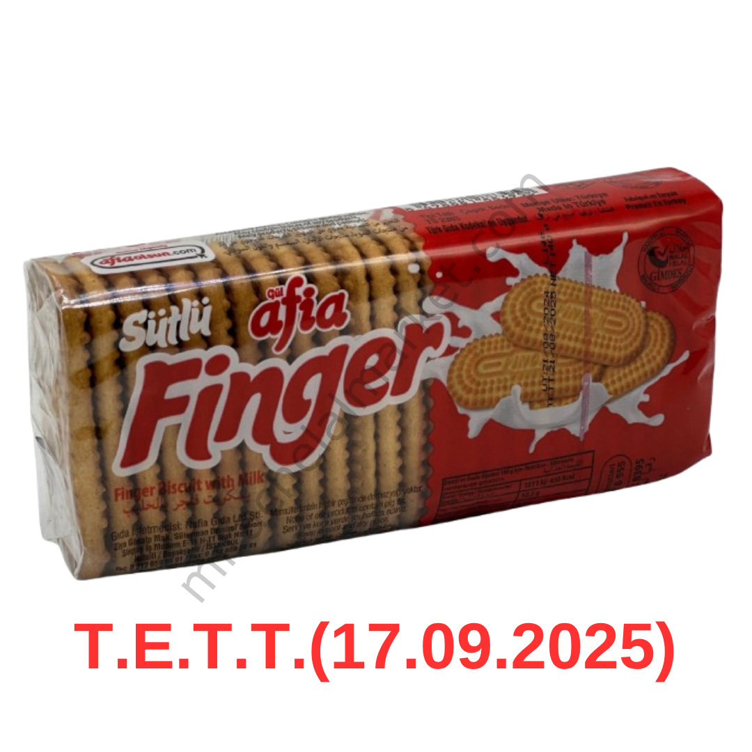 Afia Sütlü Finger Bisküvi 140 Gr