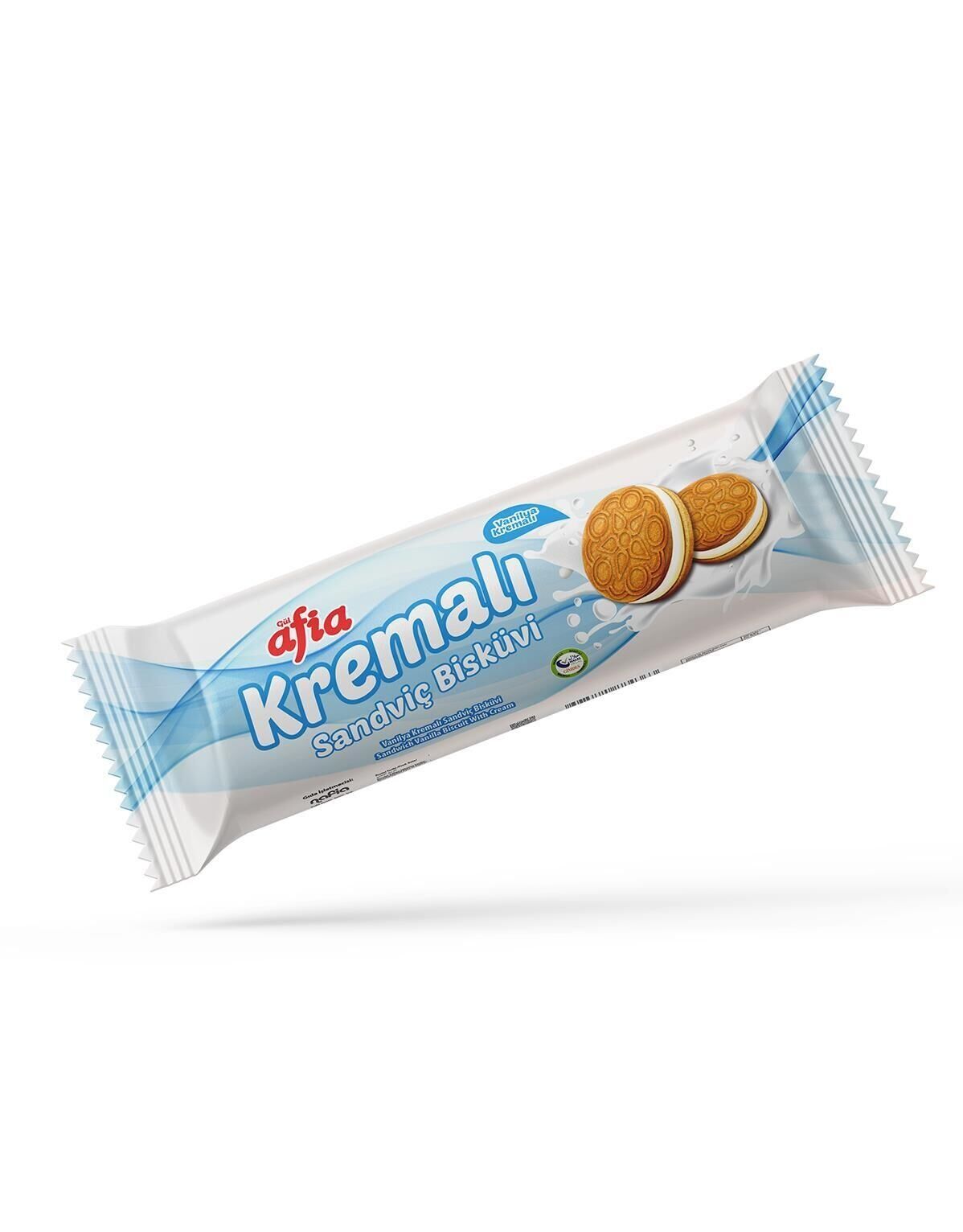 Afia Vanilya Kremalı Sandviç Bisküvi 60 Gr