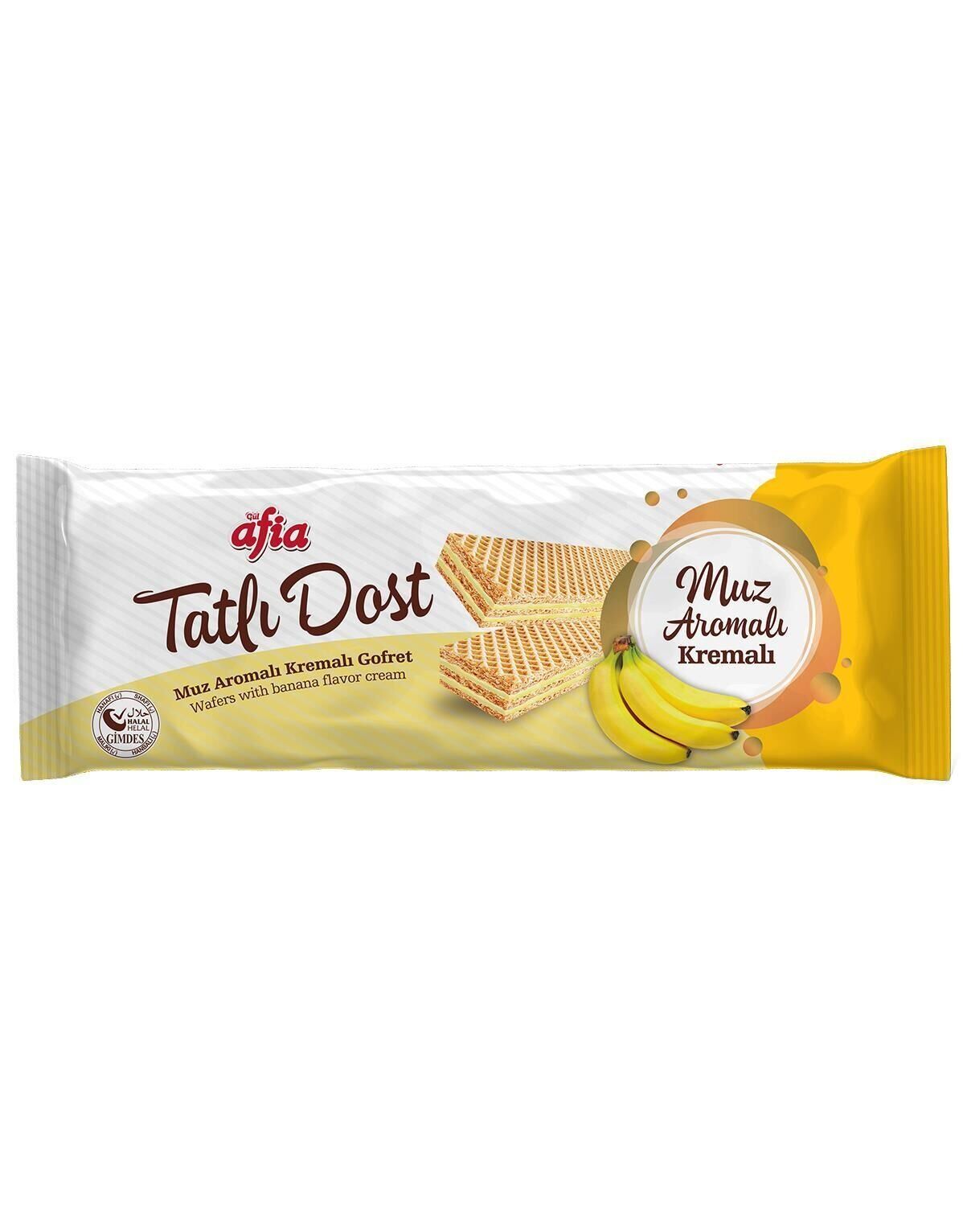 Afia Tatlı Dost Muz Kremalı Gofret 140 Gr