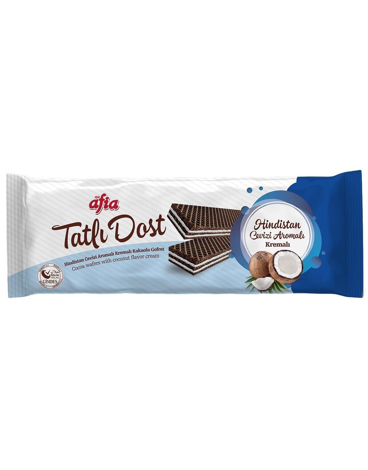 Afia Tatlı Dost Hindistan Cevizli Gofret 140 Gr