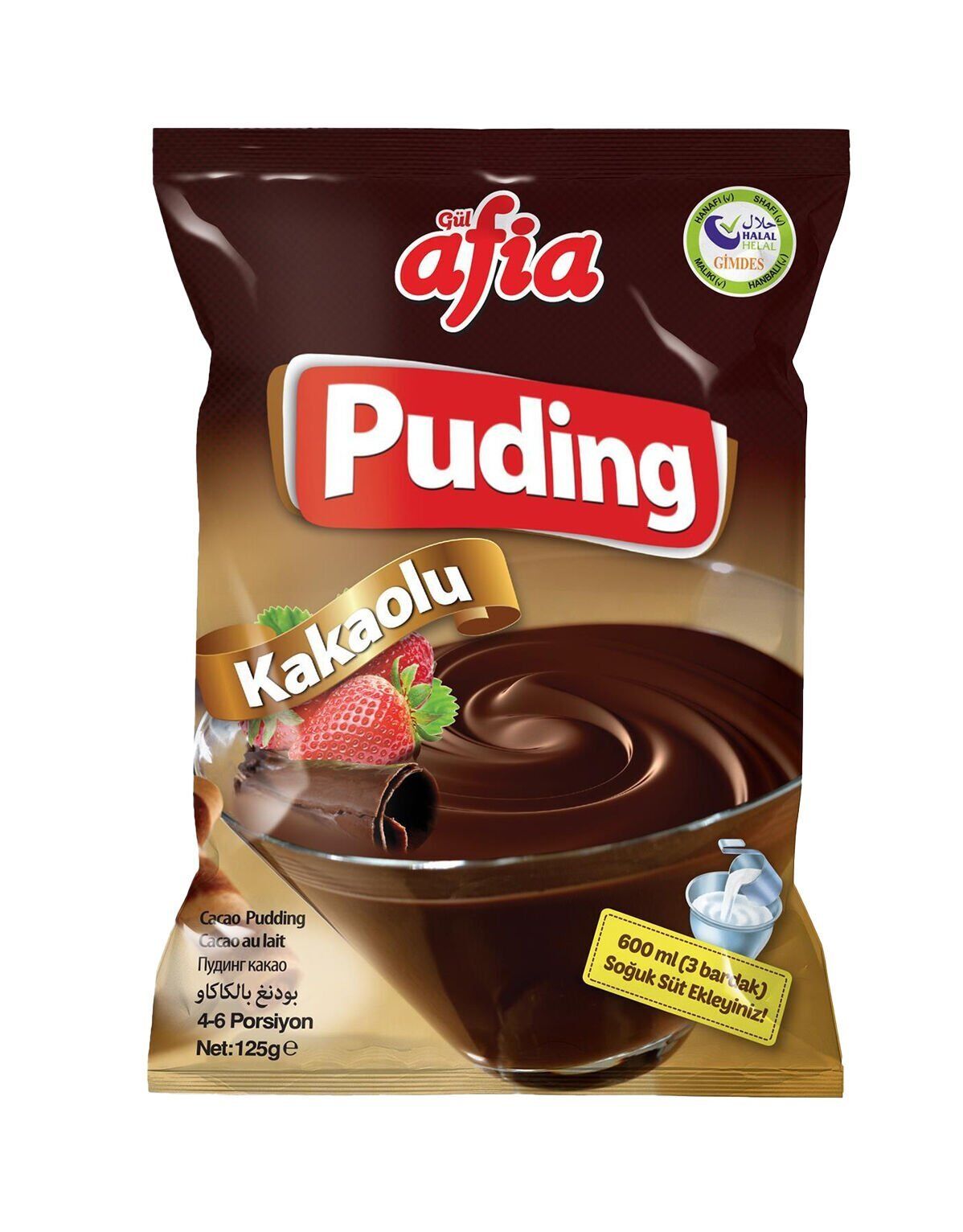 Afia Kakaolu Puding 125 Gr