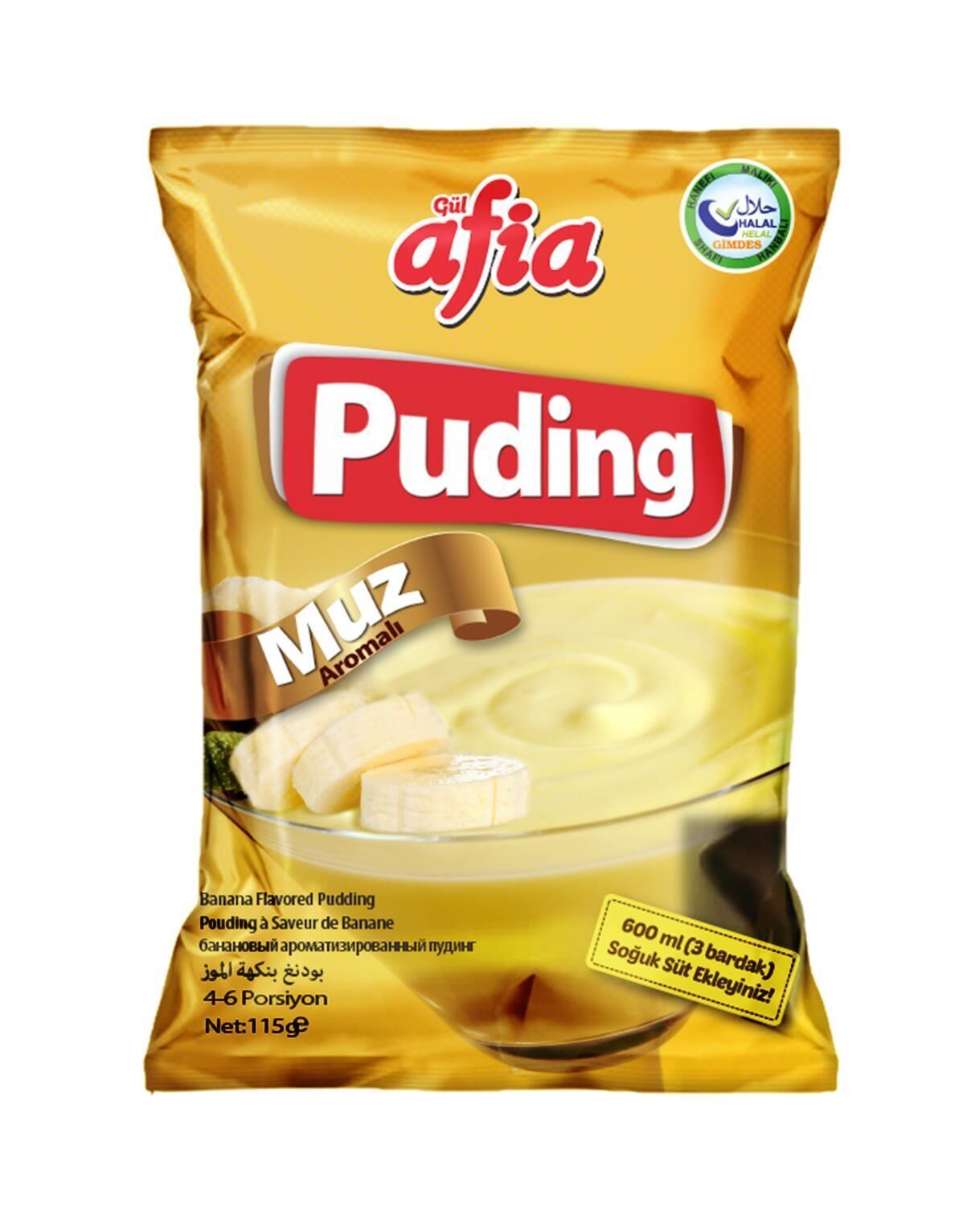 Afia Muzlu Puding 115 Gr