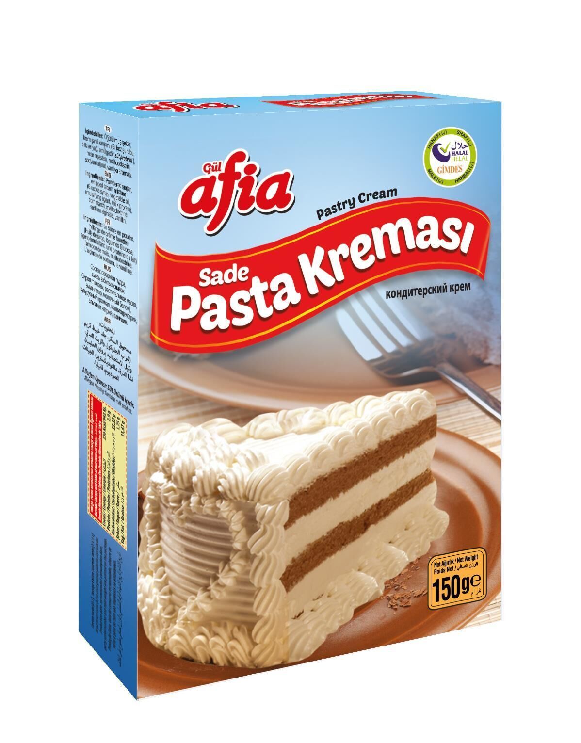 Afia Sade Pasta Kreması 150 Gr