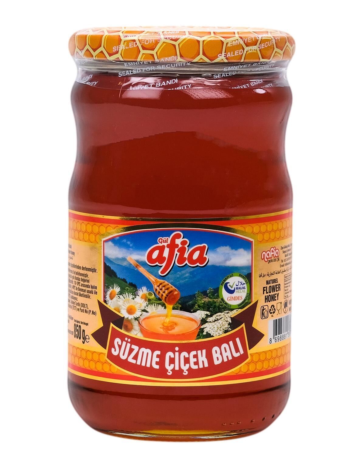 Afia Süzme Çiçek Bal 850 Gr