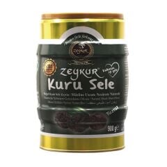 Zeykur Siyah Zeytin Tuzsuz Kuru Sele 900gr