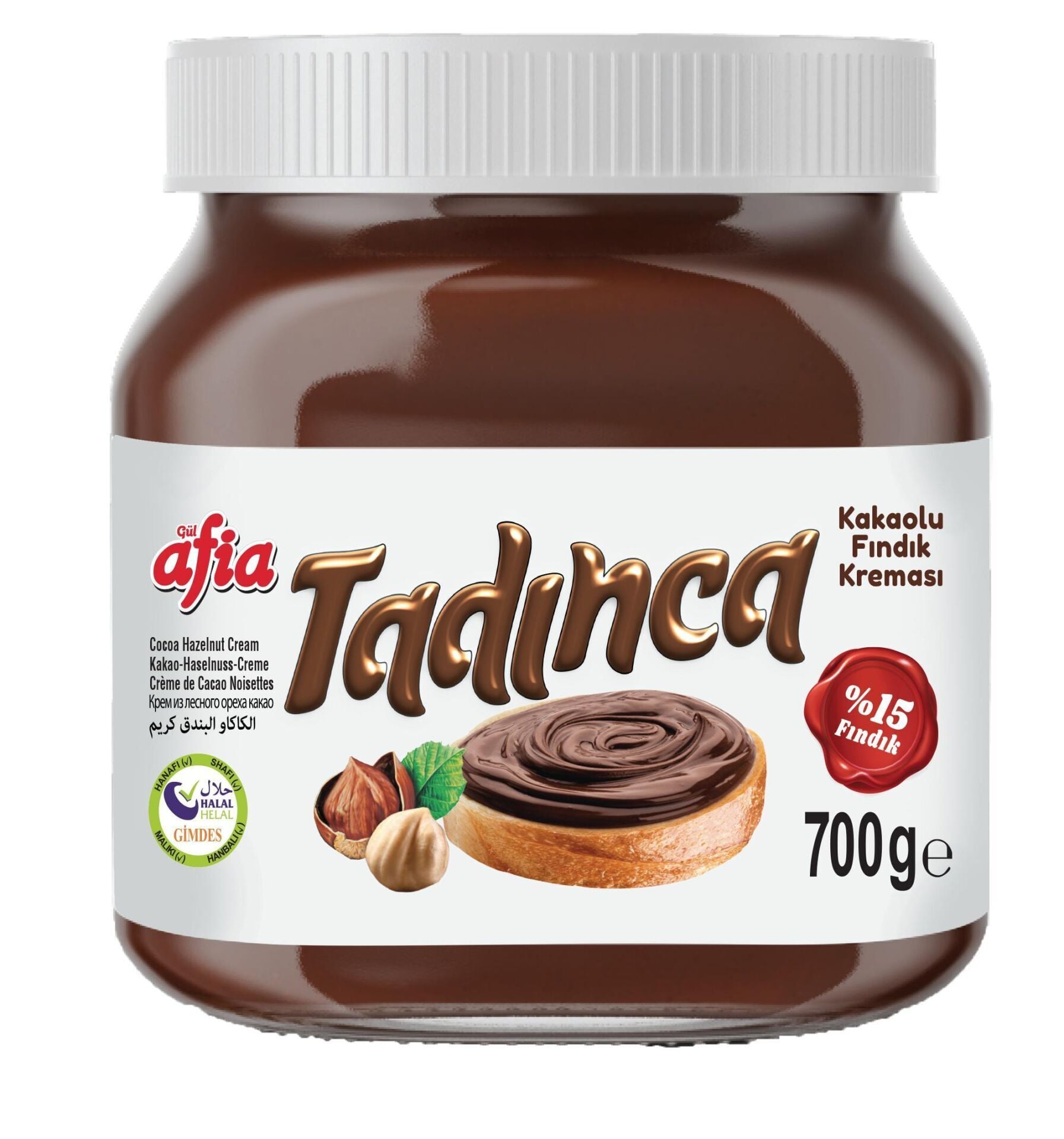 Afia Tadınca Kakaolu Fındık Kreması 700 Gr