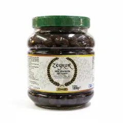 Zeykur Siyah Zeytin Zümrüt Yağlı Salamura 1 Kg (291-320)