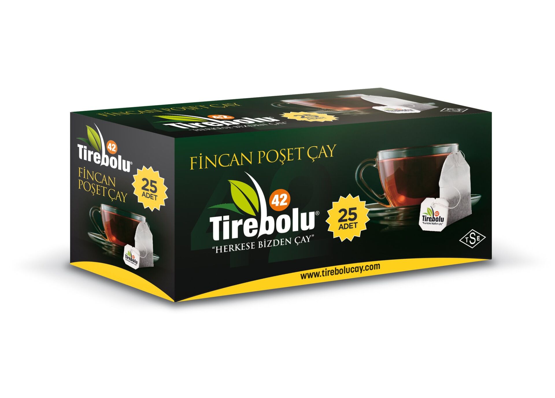 Tirebolu 42 Siyah Fincan Poşet Çay 25li