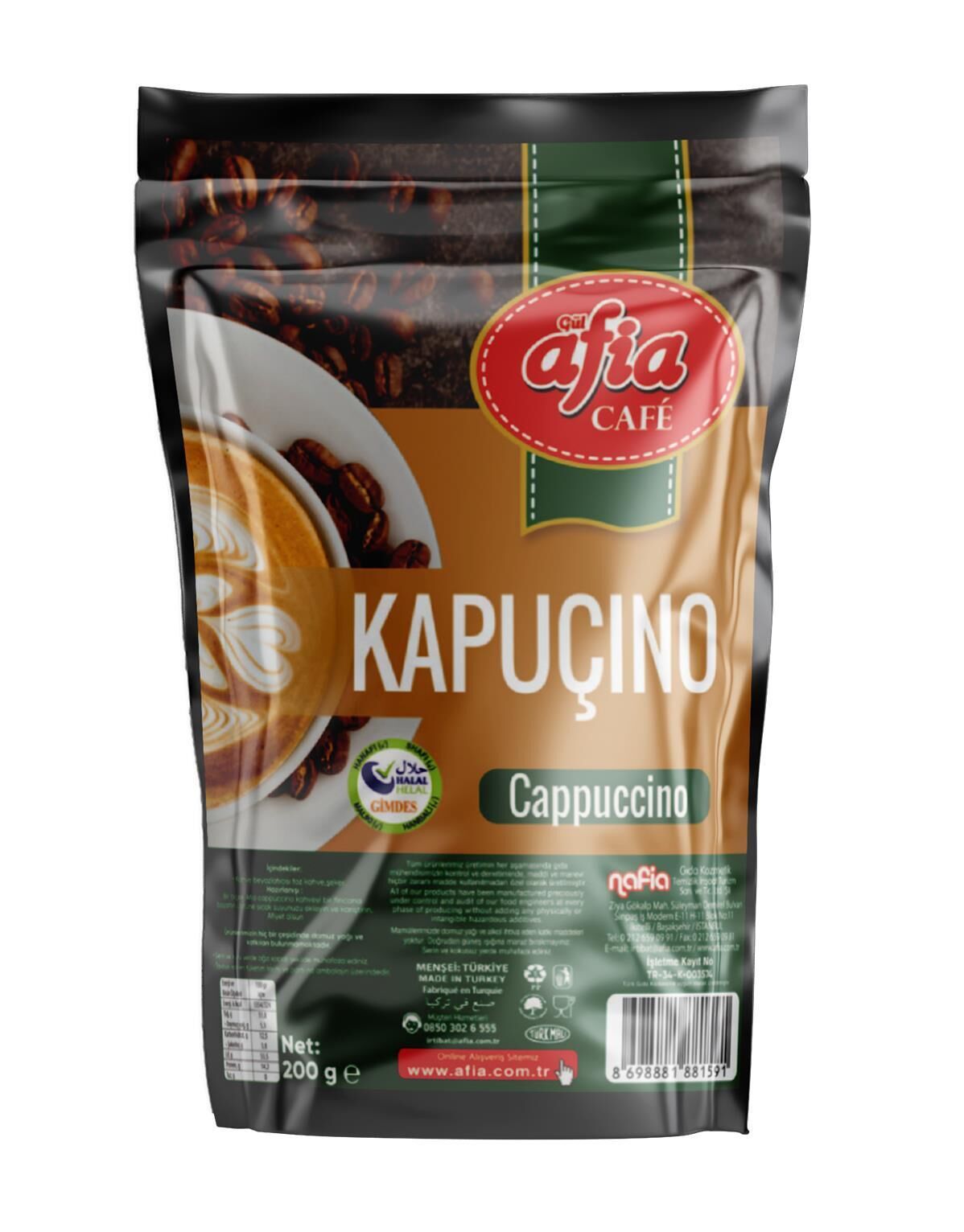 Afia Kapuçino 200 Gr