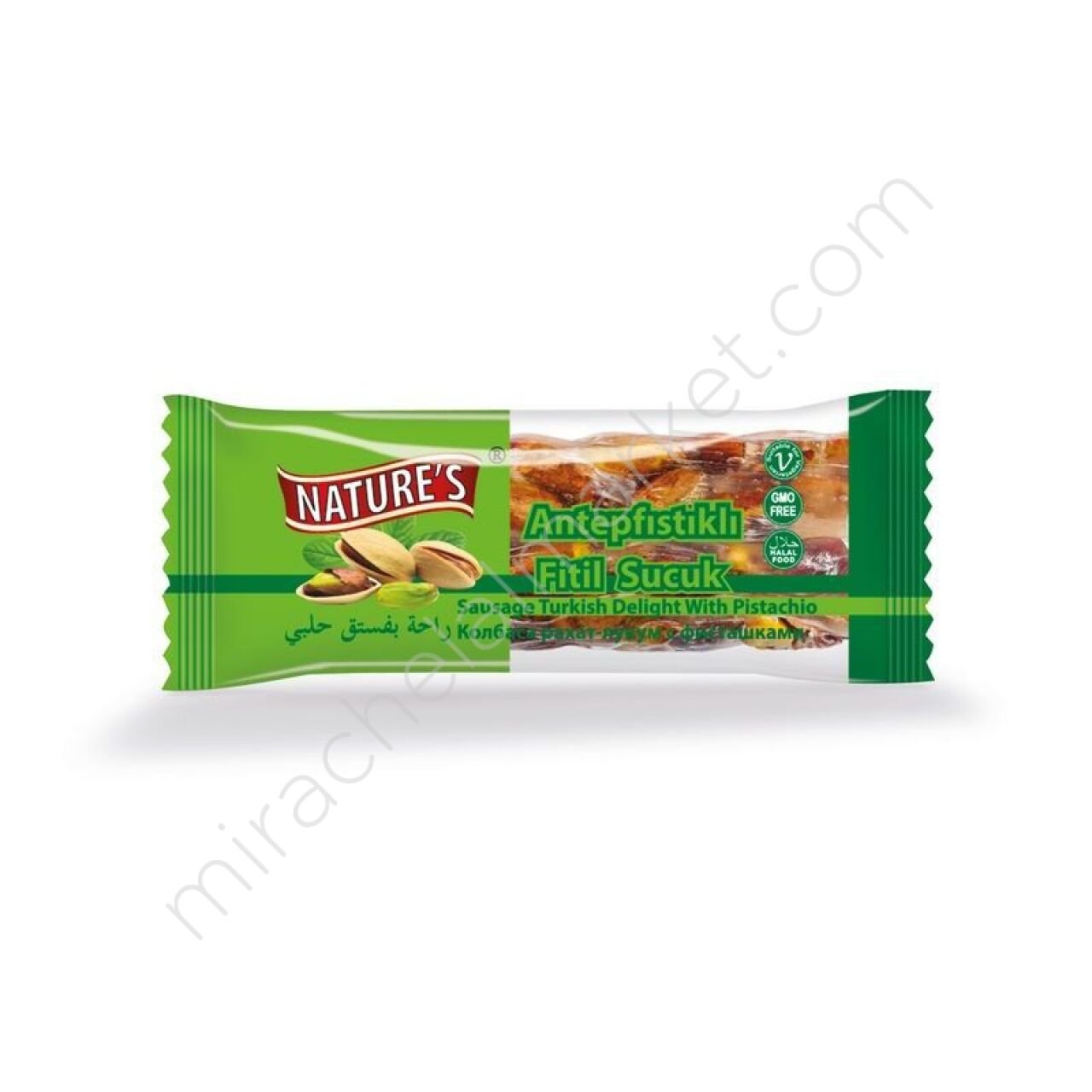 Öğüt Antepfıstıklı Fitil Sucuk 50gr