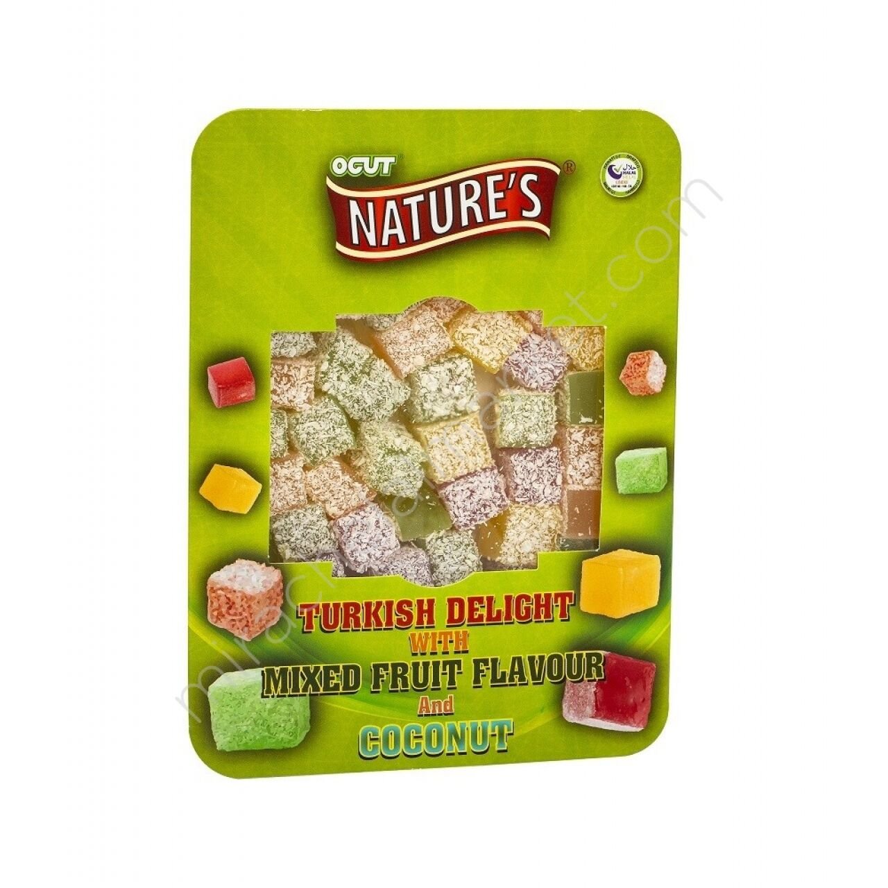 Öğüt Hindistan Cevizli Meyveli Kuş Lokumu 300gr