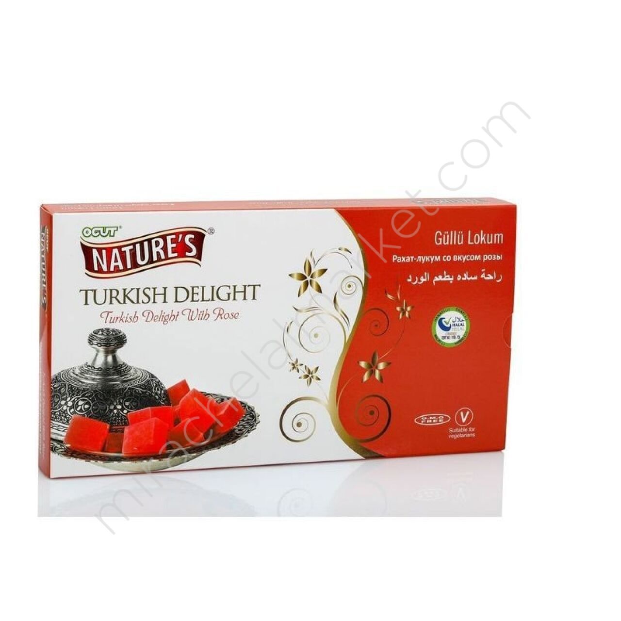 Öğüt Güllü Lokum 450gr