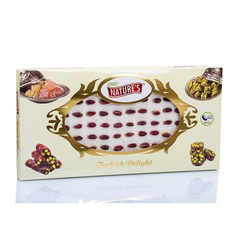 Öğüt Antep Fıstıklı Hindistan Cevizli Sultan Lokumu 1000gr