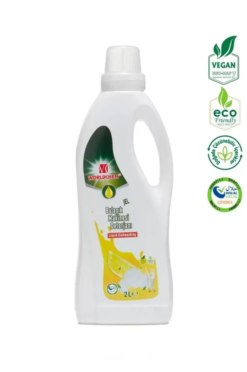 Worldchem Jel Bulaşık Makinesi Deterjanı 2lt