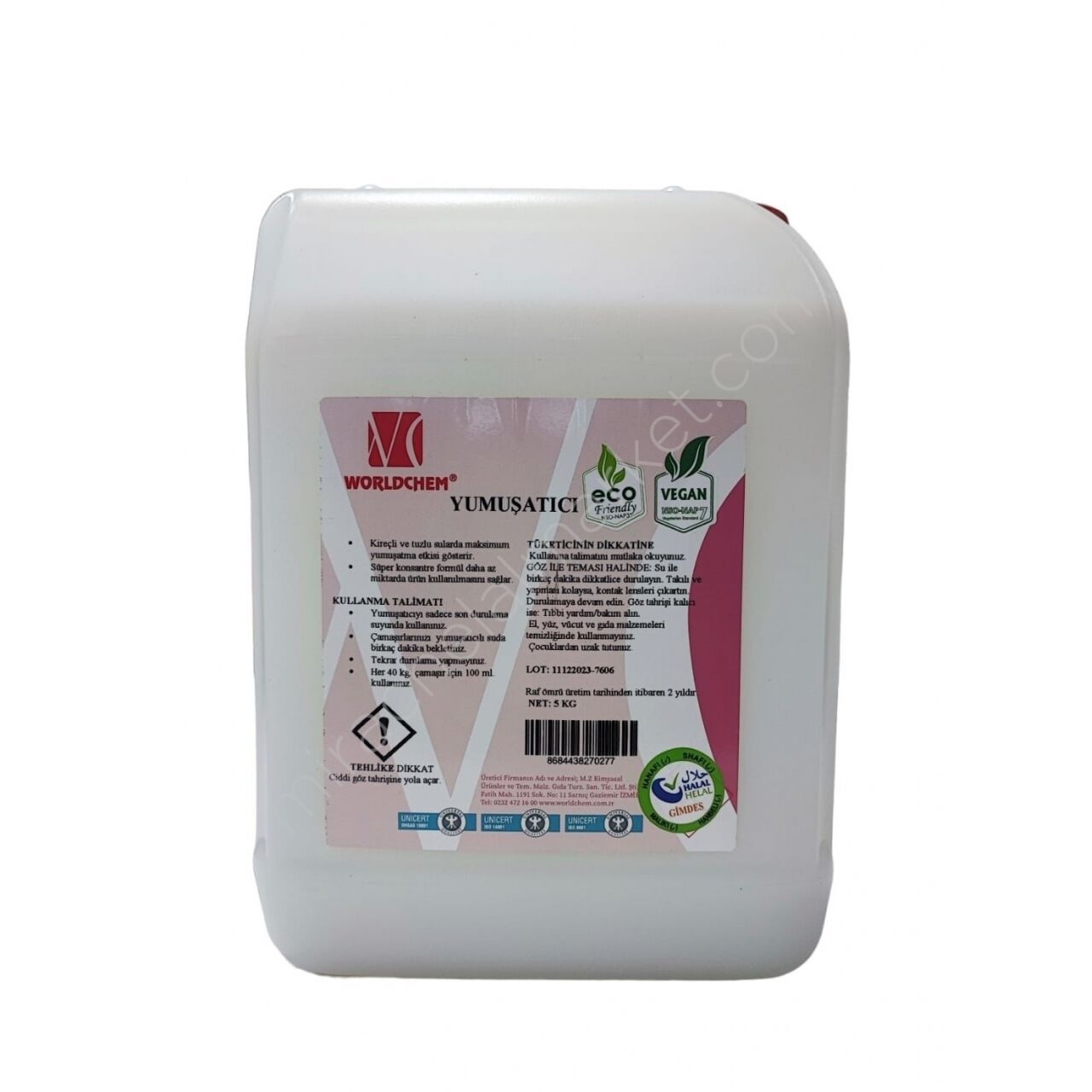 Worldchem Çamaşır Yumuşatıcısı 5lt