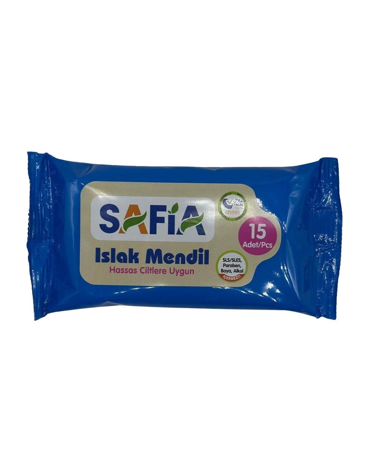 Safia Cep Islak Mendil 15li