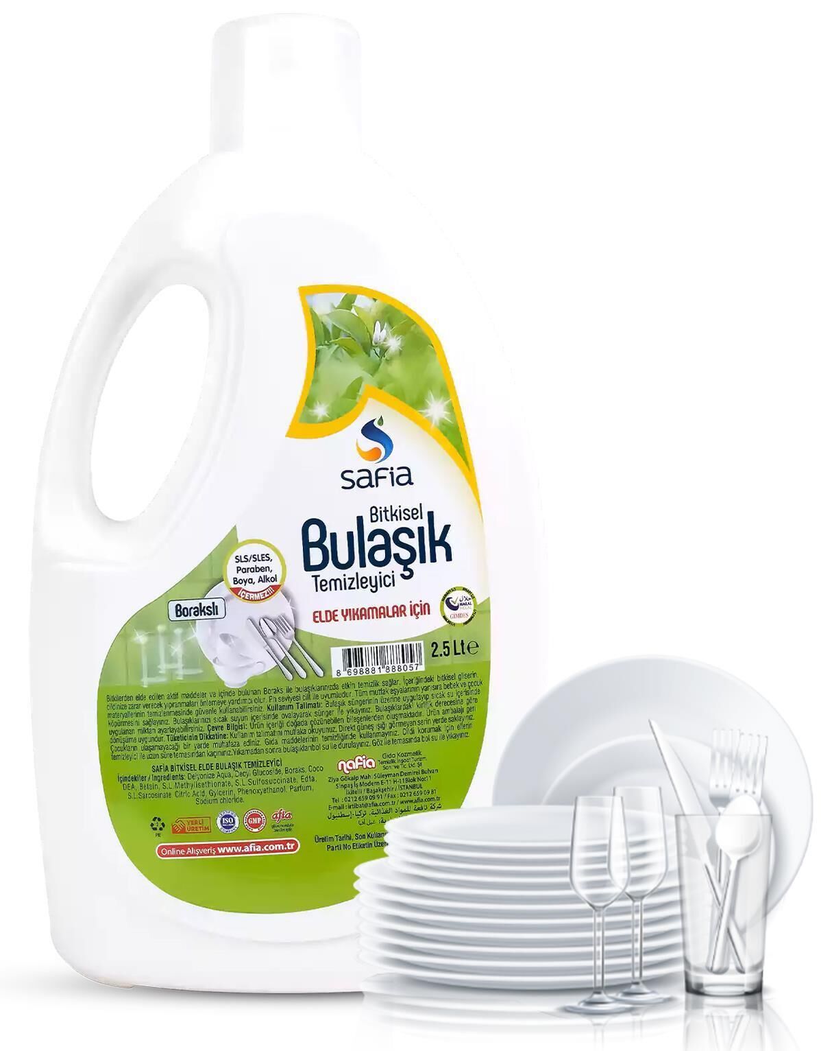 Safia Elde Bulaşık Temizleyicisi 2,5 Lt