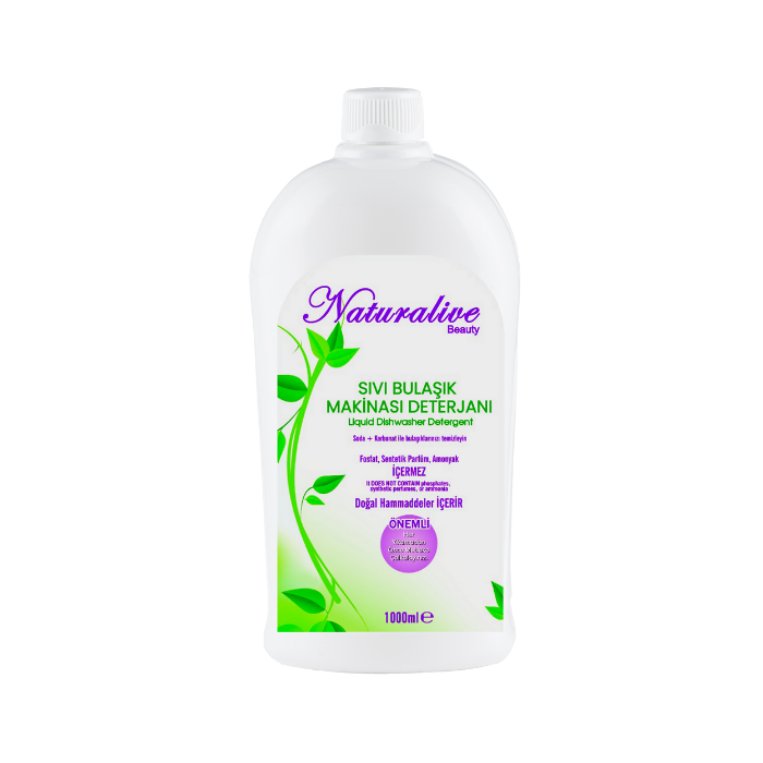 Naturalive Borakslı Sıvı Bulaşık Makinesi Deterjanı 1lt