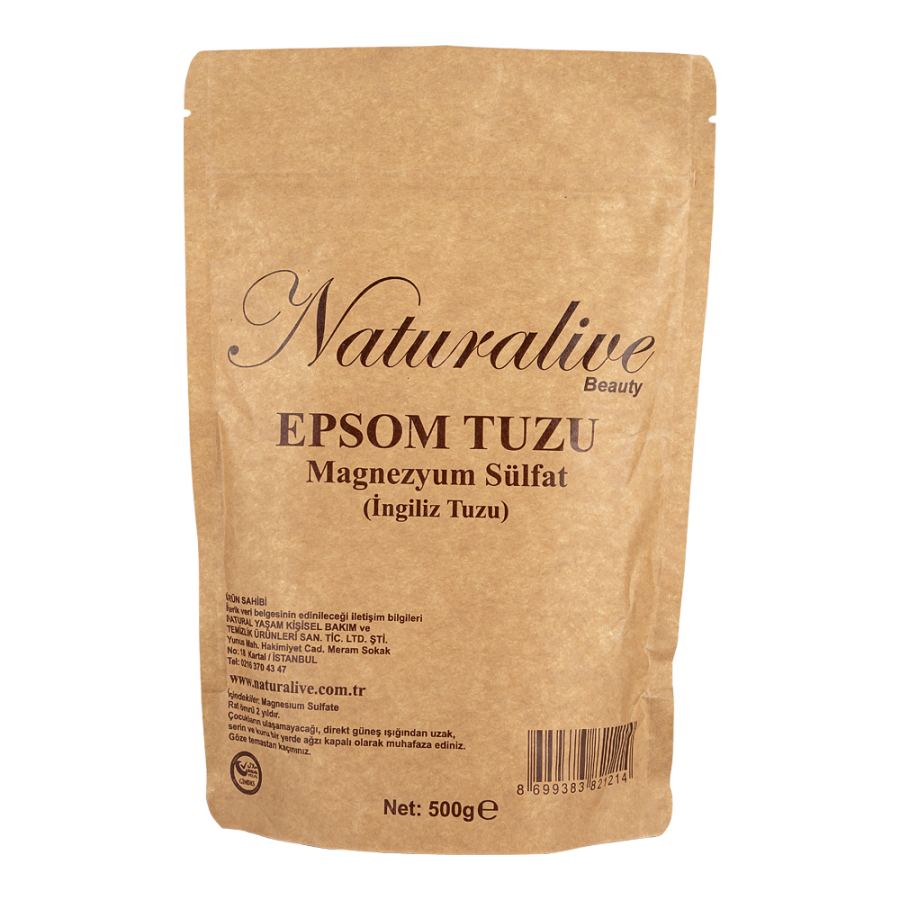 Naturalive Epsom Tuzu (İngiliz Tuzu) 500gr