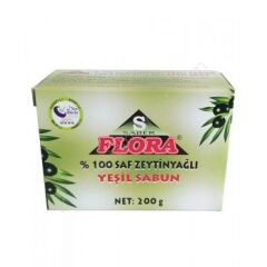 Saber Flora %100 Saf Zeytinyağlı Yeşil Sabun 200gr