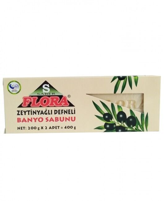 Saber Flora Zeytinyağlı Defneli Banyo Sabunu 400gr