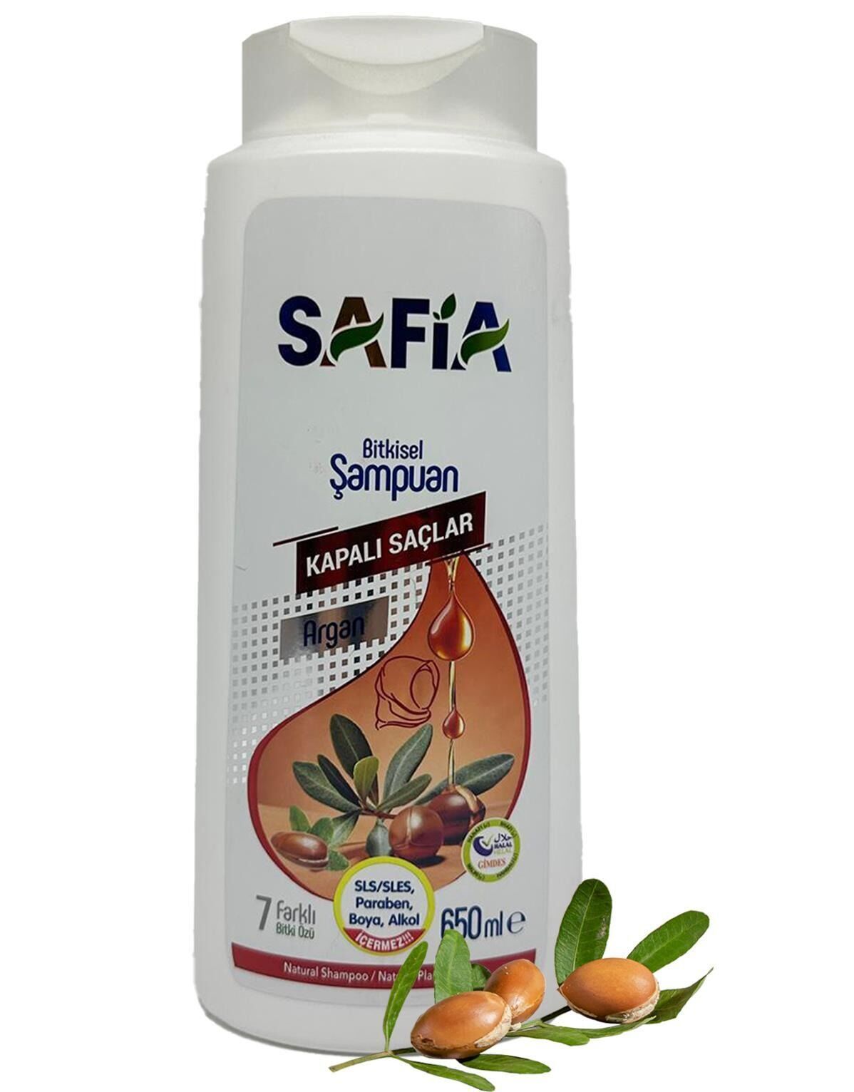 Safia Kapalı Saçlar Şampuanı 650ml