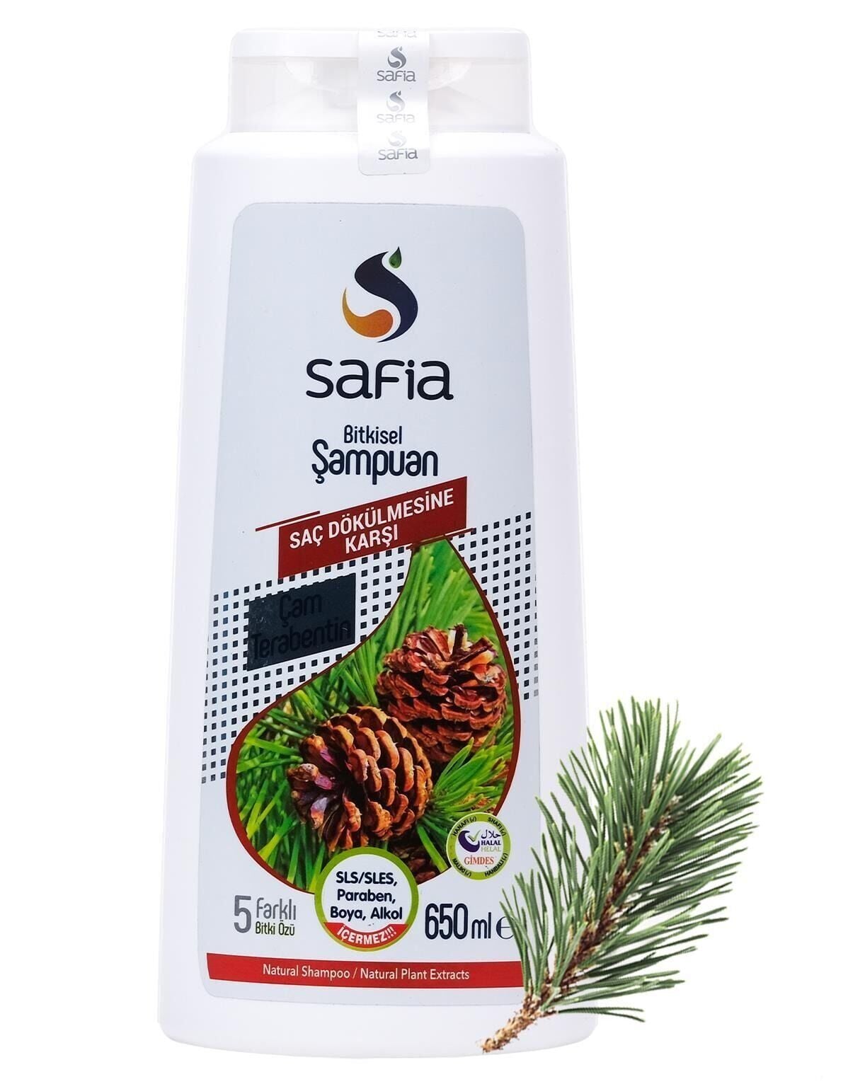 Safia Saç Dökülmesine Karşı Şampuan 650ml