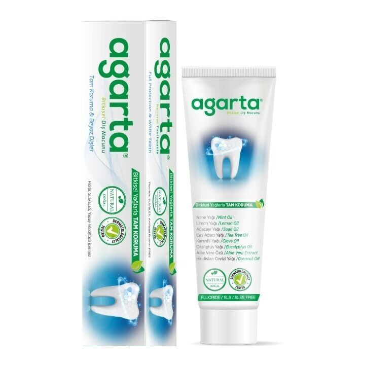 Agarta Doğal Sade Diş Macunu 100ml