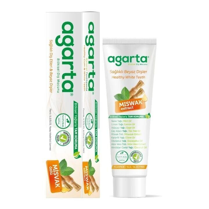 Agarta Doğal Misvak Özlü Diş Macunu 100ml