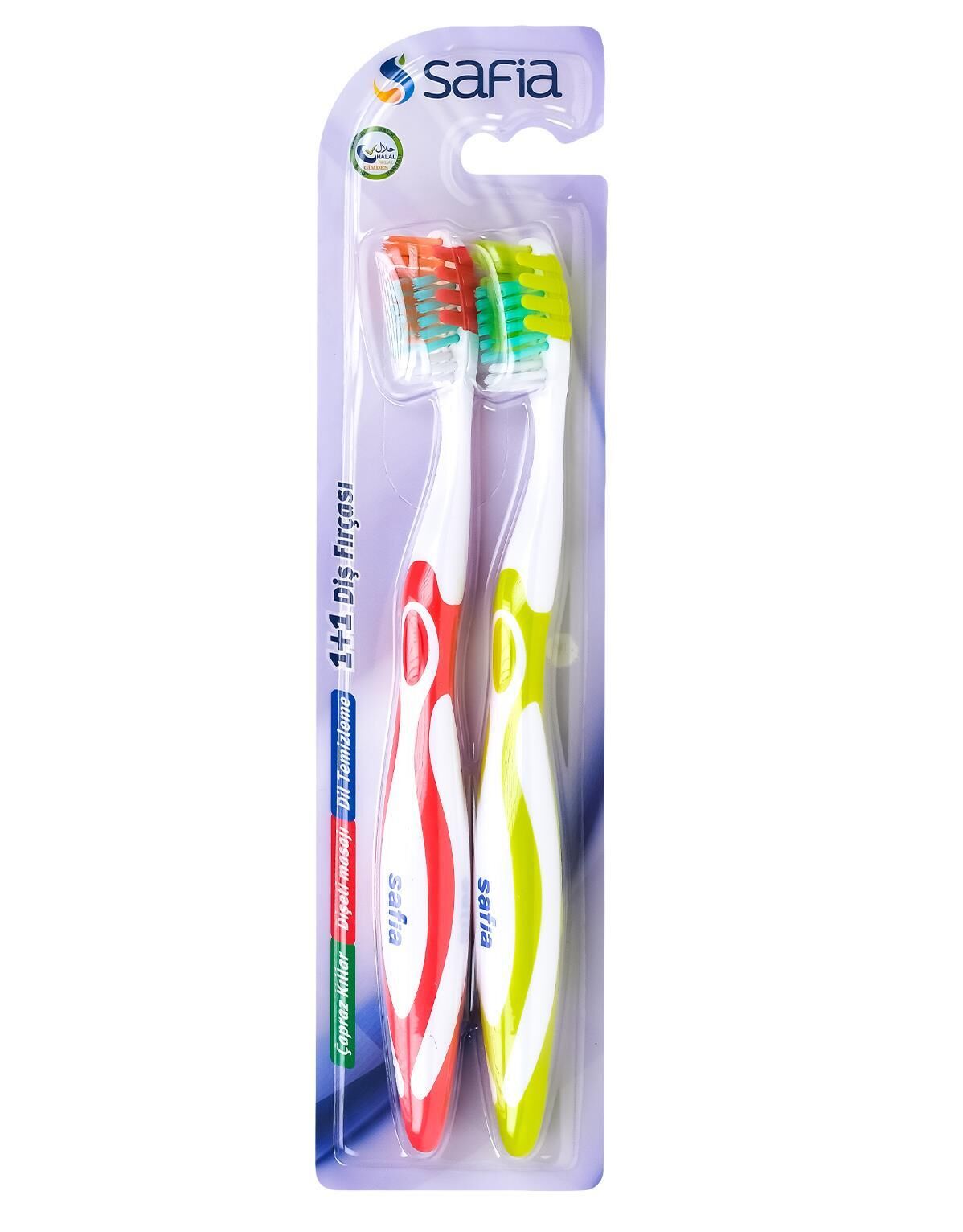Safia 1+1 Yetişkin Diş Fırçası