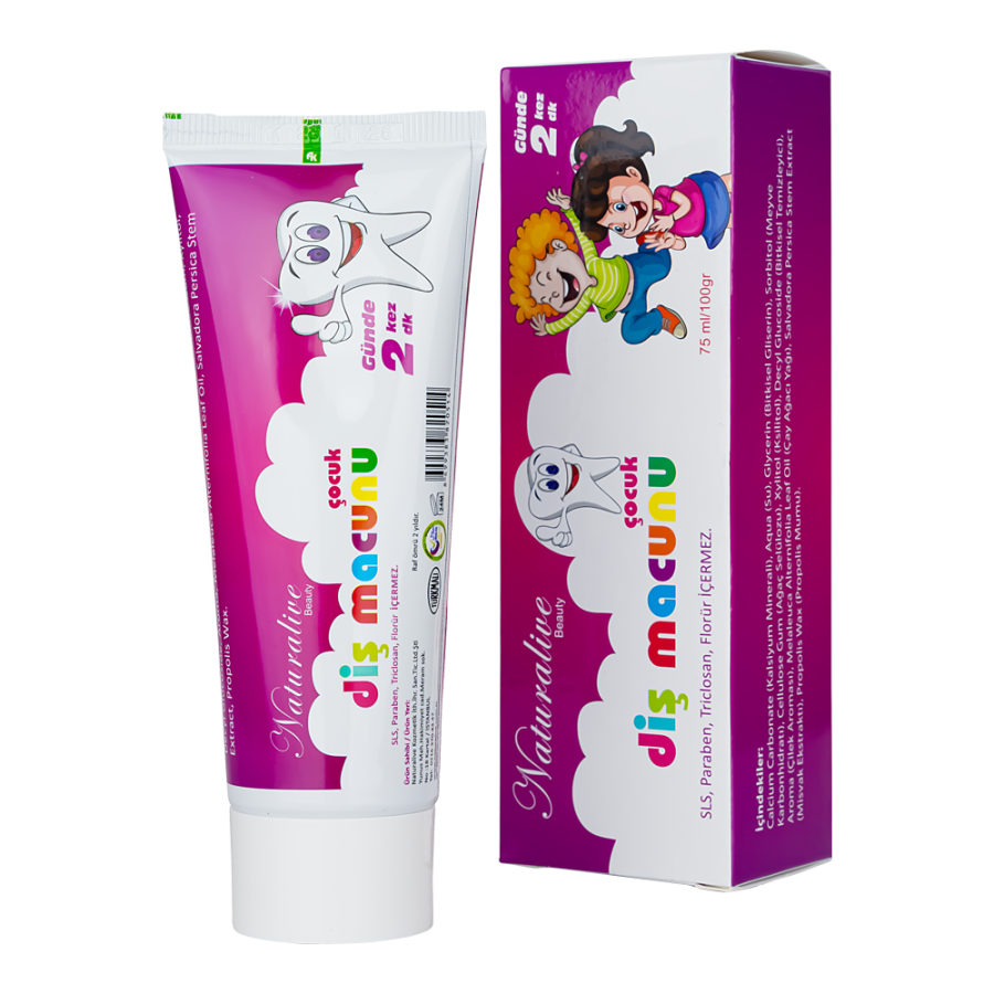 Naturalive Doğal Çocuk Diş Macunu 75ml
