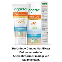 Agarta Güneş Kremi SPF 50+ 100 Ml Yetişkin