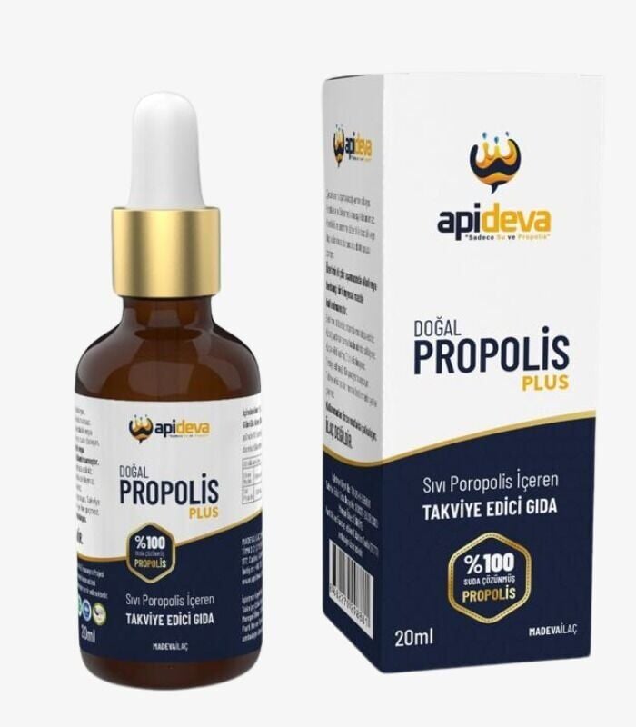 Apideva Alkolsüz Propolis Sıvı Ekstresi (%20) 20ml
