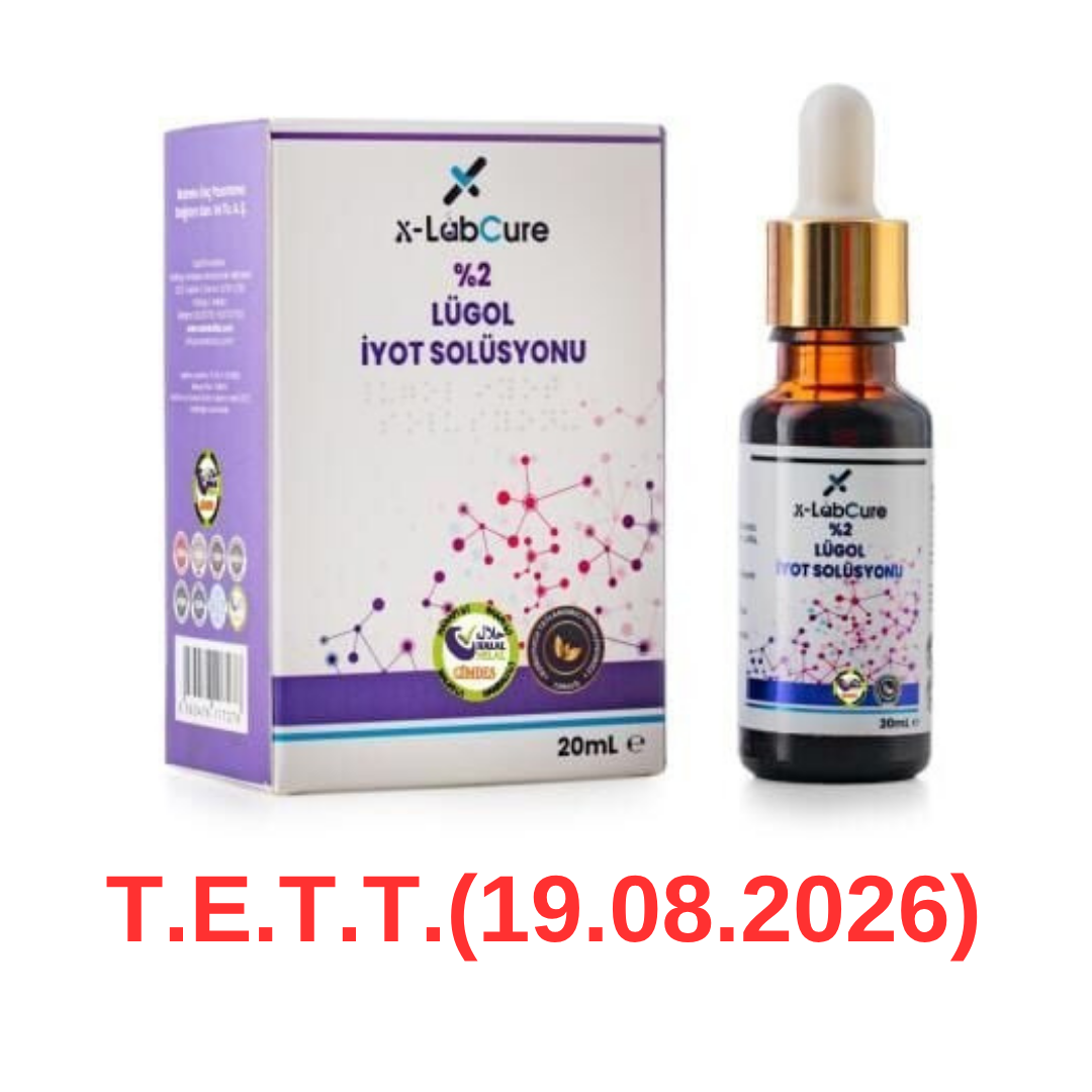 X-LabCure Lügol İyot Solüsyonu %2lik 20 Ml