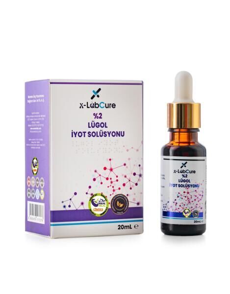 X-LabCure Lügol İyot Solüsyonu %2lik 20 Ml