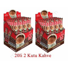 Afia 3ü 1 Arada Kahve (20li * 2 kutu)