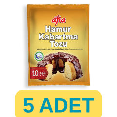 Afia Hamur Kabartma Tozu (10gr*10lu 5 Paket)
