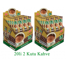 Afia 2si 1 Arada Kahve ( 20li * 2 Kutu)