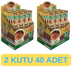 Afia 2si 1 Arada Kahve ( 20li * 2 Kutu)