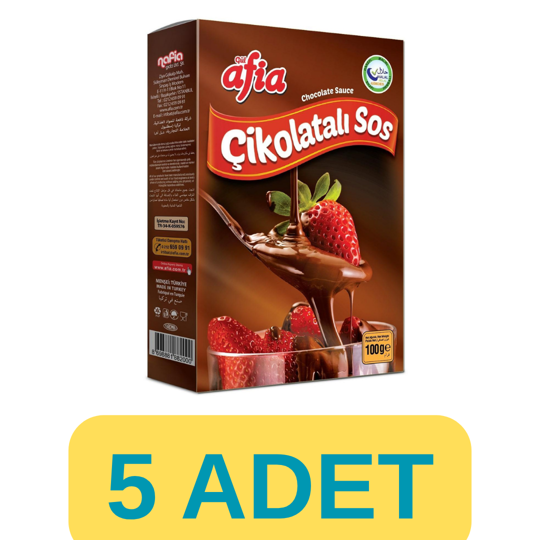 Afia Çikolatalı Sos (100gr * 5 Adet)