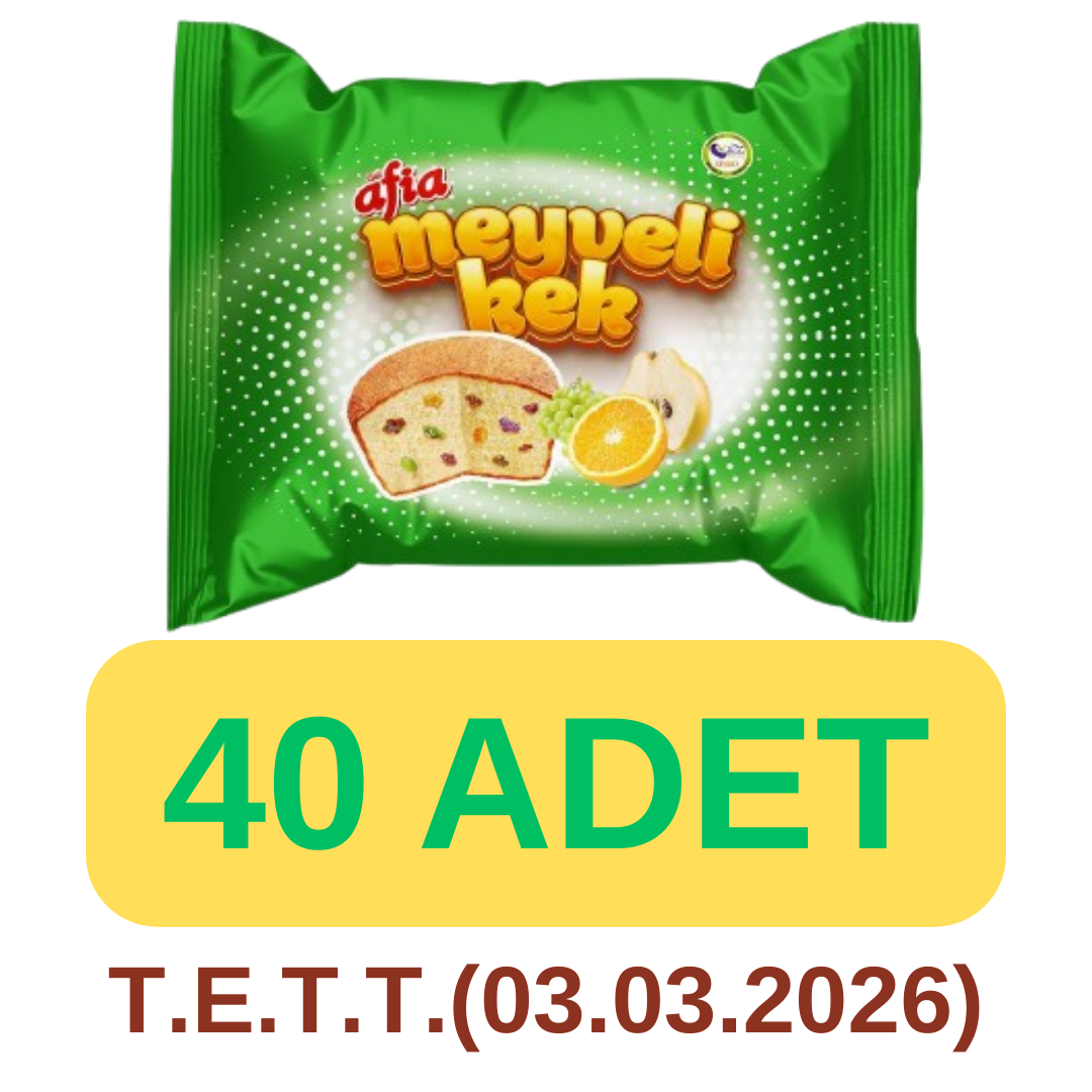 Afia Meyveli Kek (40gr*40 Adet)