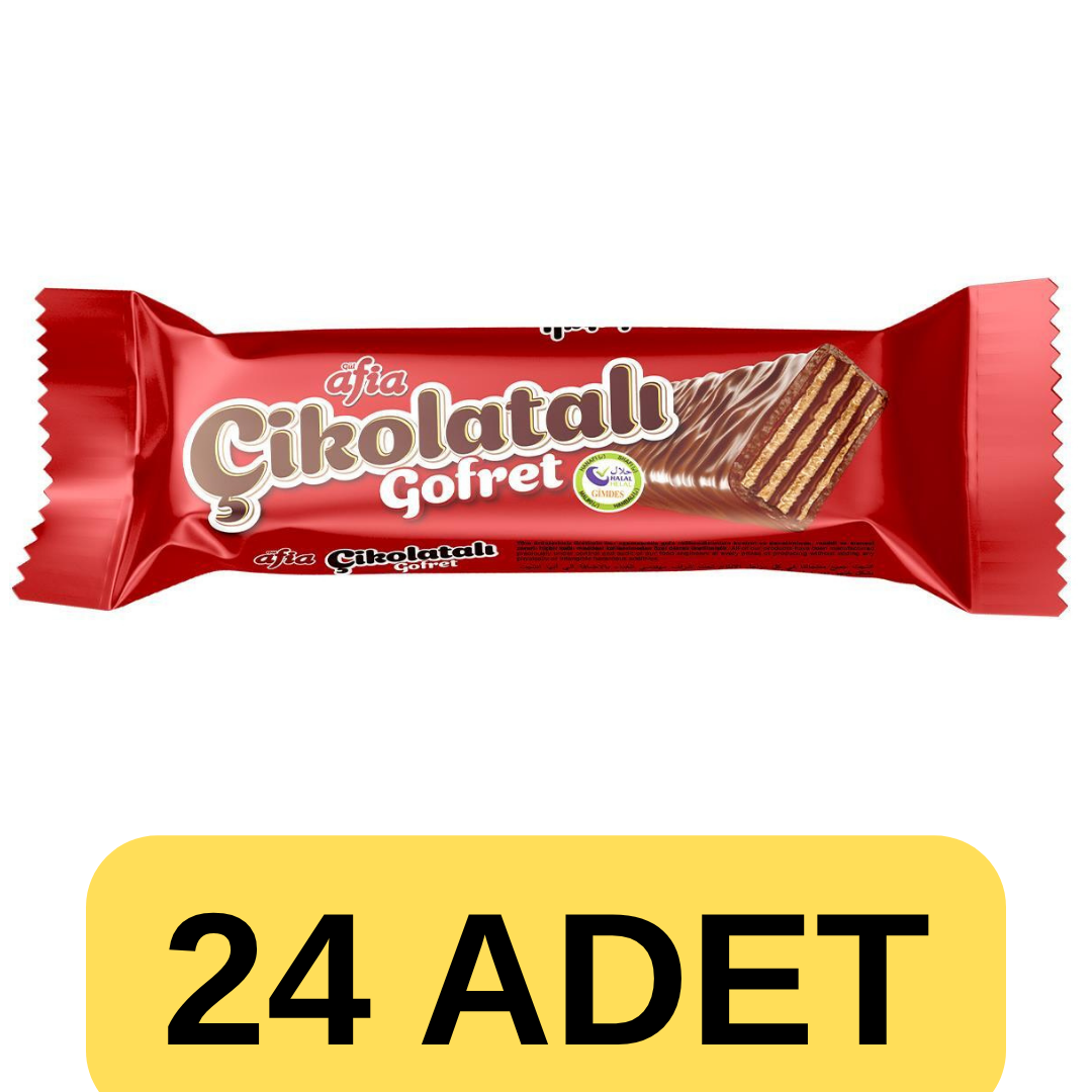 Afia Çikolatalı Sütlü Gofret 24x35gr
