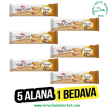 Afia Tatlı Dost Fındıklı Kakaolu Kremalı Gofret 140gr (5 alana 1 bedava)