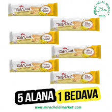 Afia Tatlı Dost Muzlu Kremalı Gofret 140gr ( 5 alana 1 bedava)
