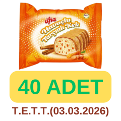 Afia Havuç Tarçınlı Kek (40gr*40 Adet)