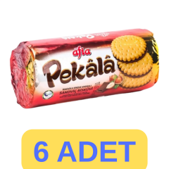 Afia Pekala Kakaolu Fındık Kremalı Sandviç Bisküvi (200gr*6 Adet)