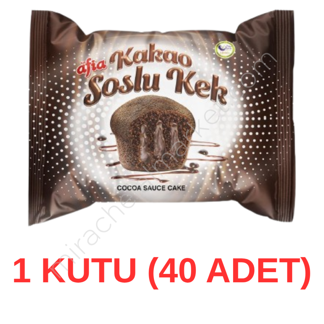 Afia Kakao Soslu Kek (40gr*40 Adet)
