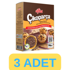 Afia Çikoparça Bitter Parça Çikolata (100 Gr * 3 Adet)
