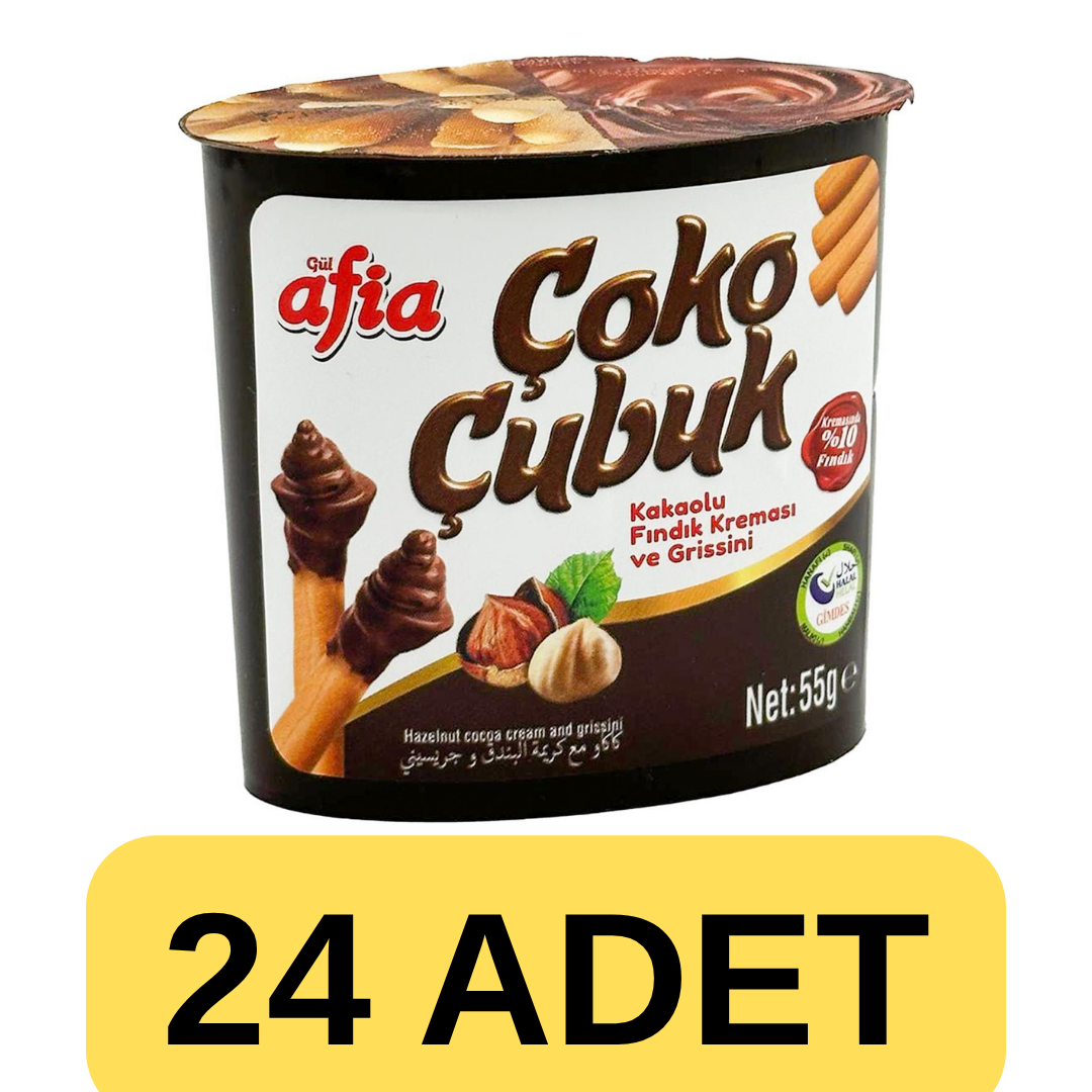 Afia Çoko Çubuk (55gr*24 Adet)