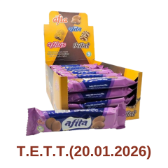 Afita Kakao Krema Dolgulu Bisküvi 24x75 Gr